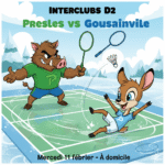 📢 Annonce match – Interclubs D2 Masculin