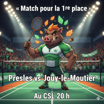 🐗🔥 Le Match de la Première Place – Tous à Presles !