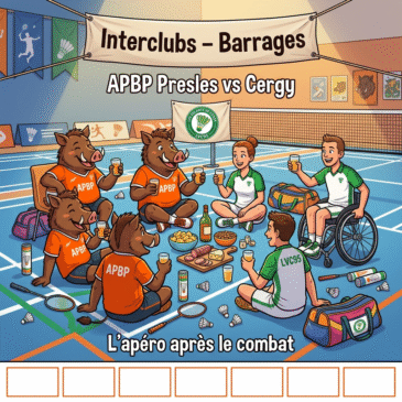 📰 Interclubs – Barrages🐗 APBP Presles vs Cergy