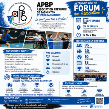 Forum des Associations 2026 : retrouvez l’APBP à Presles